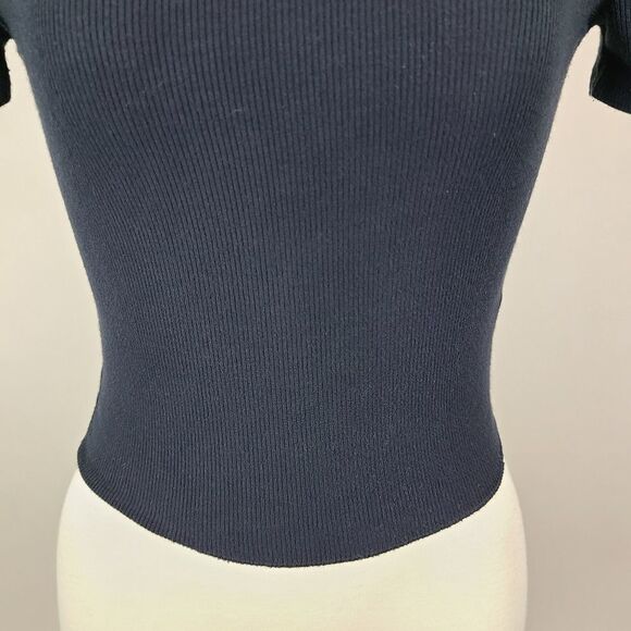 Streetwear Society Essentials Black Ribbed Short Sleeve T-Shirt XS - Picture 5 of 16